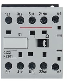 CJX2-K AC Contactor Din Rail 3P 3main 1NO/3main 1NC Coil Voltage 220V 50/60Hz 6A 9A 12A NWPNLXEA(CJX2-K-1201)