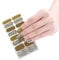 16 Sheets Leopards Print Polish Strips Full Wraps Stickers for Art Decals Leopards Stickers