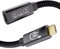 EUDOBEL 20Gbps Cable Alargador USB C 2m,Alargador USB Tipo C 4K@144Hz 5K@60Hz,Cable Extensión USB C 240W 48V/5A Macho a Hembra para Thunderbolt 4,USB C monitor, iPhone16,iPhone15, Switch, MacBook