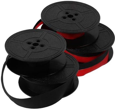 NAMOARLY 2St Farbbandtinte für Schreibmaschinen Amano Abzeichenbänder Digitale Schreibmaschine Kreditkartenpapier elektrische Schreibmaschine quadratisch Punschuhr Registerpapier TZE Nylon