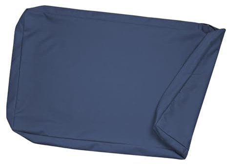 Fenteer Hundebettbezug, Hundekäfig-Polsterbezug (Dunkelblau), Bettzeug, Oxford-Stoff, leicht zu waschen, Ersatzbezug für Hundeschlafmatratze, 76cmx51cmx10cm