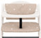 Sitzverkleinerer für Hochstuhl Baby Sitzkissen Stuhl 2-teilig - Kinder Sitzauflage für Hauck und Stokke Kinderhochstuhl High Chair Cover für Treppenhochstuhl und Babystuhl Beige