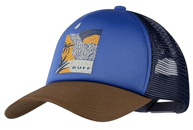 Buff| Kappe Trucker Verstellbar, Komfortabel, Atmungsaktiv, Qualität, Modern, Outdoor L/XL Blau