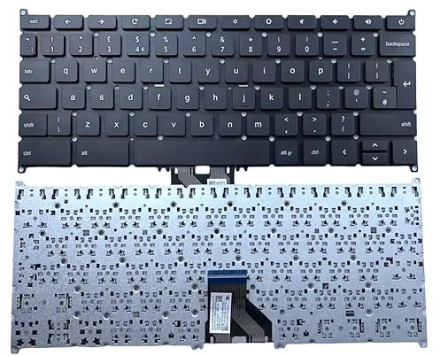 XINDIKBHUB UK Keyboard/no Backlit For Acer Chromebook C720 C720P C730 C740 Black