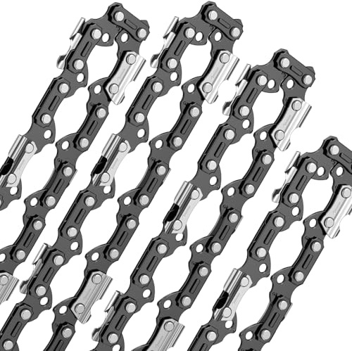 AICOYA 4 Stück Sägekette 1/4 47 Antriebsglieder 1.1mm 043 20cm 8 Kettensäge