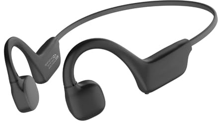 XYRTHSKO Kompatibel mit knochenleitenden kabellosen Kopfhörern Bluetooth 5.2 Offene Kopfhörer Sport-Headset wasserdichte Ohrbügel Headworn Loop(Charging Cable)