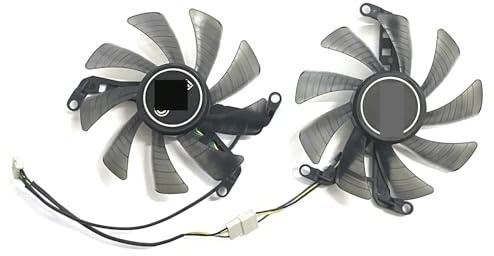 RENXUOZ Lüfterleiste 4PIN 85MM FY9015M12LPA RTX 2060 GPU für Galaxy RTX2060 GTX1660 1660TI Grafikkarte(2 Fan)