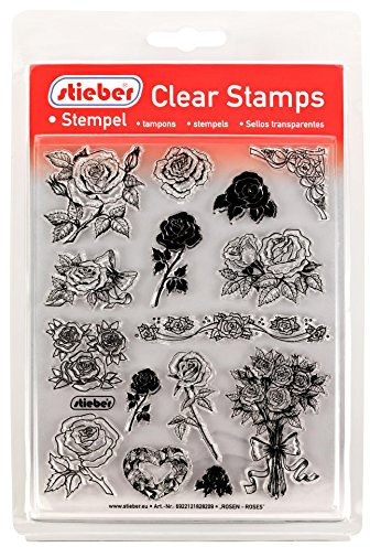 Clear Stamps Transparente Stempel Sets (Bitte gewünschtes Motiv/Thema unten auswählen!) (Rosen - Roses)