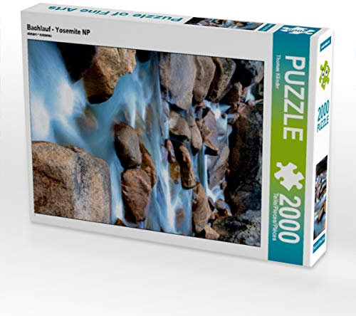 CALVENDO Puzzle Bachlauf - Yosemite NP 2000 Teile Lege-Größe 67 x 90 cm Foto-Puzzle Bild von TomKli