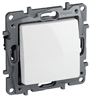 Legrand, 396505 - Bouton Poussoir, Blanc