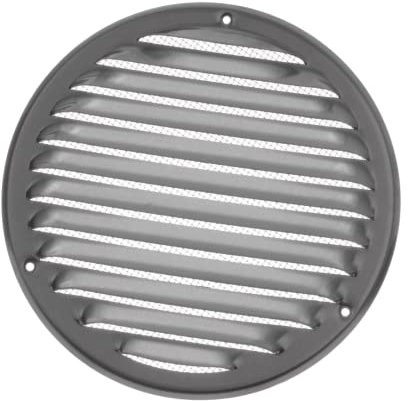 Ø 160mm / 6 inch Stainless Steel Round Metal Air Vent Grille Cover with Insect Mesh - Ventilation Cover