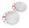 conecto CC50471 Magnetbefestigung universell magnetisch für Rauchmelder Warnmelder Rauchwarnmelder 2, Silber, 2er Set Magnethalterung