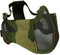 AOUTACC Airsoft Mesh Maske, Half Face Mesh Masken mit Gehörschutz für CS/Hunting/Paintball/Shooting-WL