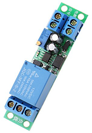 12V Timer-Verzögerungsrelais-Schaltmodul-Platine 0-25 Sekunden Einstellbares Timer-Relaismodul Timer Modul Relais Ein- / Ausschaltmodul mit Optokoppler Isolator
