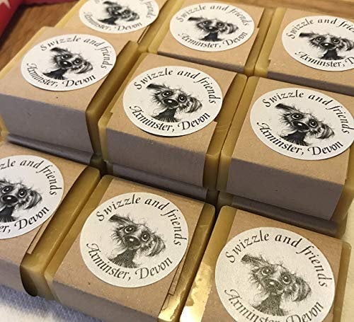 A block of beeswax, pine resin and jojoba oil mixture for making or refreshing beeswax wraps