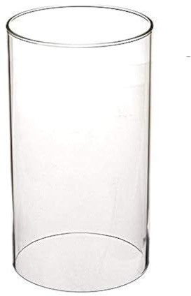 Ketelamp Hurricane Kerzenhalter, Glas, offenes Ende, Zylindervase, offen, Glas-Lampenschirm (mehrere Spezifikationen)