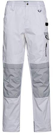 Utility Diadora, Abbigliamento da Lavoro, Pant EASYWORK Light Perf, Colore Optical White, Taglia S