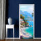 ANHHWW Türtapete Selbstklebend Türposter Türtapete Wandbilder 88 X 200 Cm Inklusive Kleister Mediterrane Landschaft Tapete Fototapete Pvc Entfernbar Mauer Aufkleber Zuhause Dekor