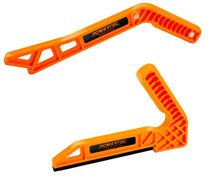 POWERTEC Deluxe Push Stick Fits Table Saws, Router Tables, Band Saws & Jointers. Ergonomic Handles Safety Push Tool for Wood working and Hand Protection. 2PK (71511)