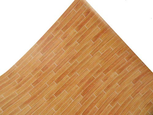 Dolls House Medium Wood Self Adhesive 1:12 Floorboards Effect Paper Flooring