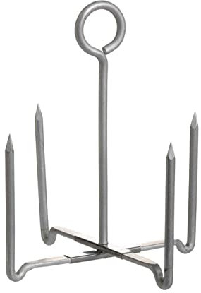Vsource4u Metal Potato Baked Jacket Folding 4 Prong Rack Spikes Holder