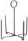 Vsource4u Metal Potato Baked Jacket Folding 4 Prong Rack Spikes Holder