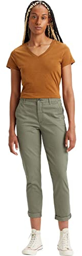 Dockers Damen Hose Weekend Chino Slim, Camo, 31 Tall
