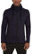 TCA Men’s Revolution Tech Workout Thermal Running Hoodie Jacket with Zip Pockets and Thumbholes - Navy Marl, XL
