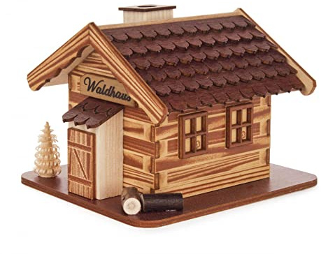 Rudolphs Schatzkiste Räucherhaus Waldhaus HxBxT 11x10x13cm NEU Räucherhütte Rauchhaus