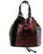 MBRC Maximale Armbänder Damen Handtasche Leder Mix Linie Q172, Schwarz