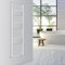 Warmehaus Curved Bathroom Heated Towel Rail Warmer Radiator Central Heating 1800x500mm - White