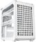Cooler Master Qube 500 Flatpack - Mid-Tower ATX PC Case, Fully Modular, 1 x 120 mm Pre-installed SF White Rear Fan, Vertical GPU Mount, Supports EATX Motherboards & Dual 280mm Radiators - White