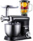 3-in-1 Stand Mixer, 1000W 6-Speed Food Mixer, Kitchen Electric Mixer, with 1.5L Juice Blender, Meat Grinder, Dough Hook, Egg Cage, Pasta Attachment, for Most Home Cooks