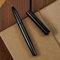 Hongdian C1 Fountain Pen Fine Nib, Glossy Black & Classic Retro Design Metal Pen with Ink Converter