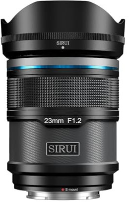 SIRUI Sniper 23mm Lente de Enfoque Automático, F1.2 Objetivo Gran Angular APS-C, E Mount Lente para A6400, A6700, ZV-E10, FX3/30 (E Mount, Negro)