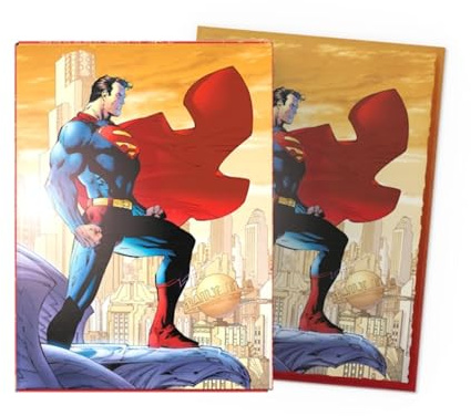 Dragon Shield Art Sleeves | Limited Edition - Superman 3 | 100 CT - Smooth & Tough Premium TCG Sleeves | Compatible with Pokemon, One Piece & Magic the Gathering
