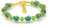 Sospiri Venezia - Pulsera Mujer con 9 Cuentas de Cristal de Murano y 10 Cristales de Bohemia, Pulsera Original, Joya Ideal para Regalo, Made in Italy con Certificado (Verde)