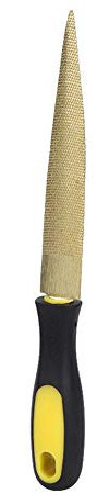 Lima per Legno Eeneme Lima per Legno Conica Dorata Raspa Strumento per Intaglio del Legno per Falegname Artigianale Fai-da-te (Lima d'oro da 6 pollici + sacchetto di imballaggio)