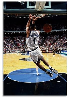 GOORAL Poster mit Motiv Penny Hardaway, Basketball-Sterne, Druck, Leinwand, Wandfarbe, Kunstdekoration, moderne Wohnkunstwerke, Geschenkidee, 20 x 30 cm