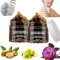 Morocco Black Beldi Savon, savon noir du Maroc Beldi, savon noir à l'argan et à la rose, savon exfoliant africain, barre de savon noir africain pour soins du corps (2 pièces)