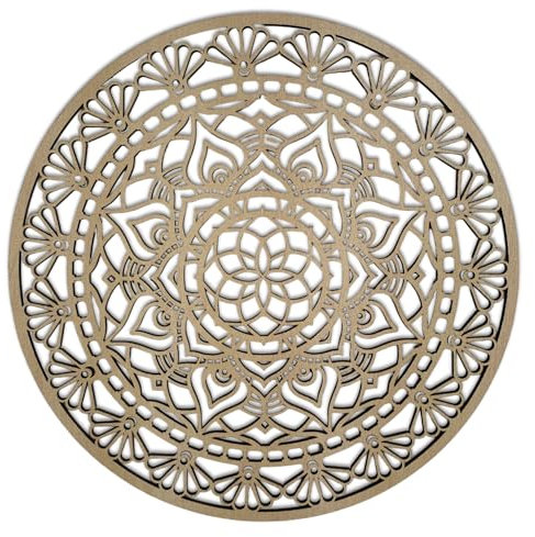 SENTOP HDF0507 Geschnitztes Bild an der Wand aus Holzmaterial für den Innenraum (Ahorn, 120 cm)