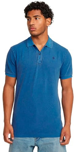 G-Star Men's Dunda Slim Polo , Blue (pilot gd D11595-D756-H190), M