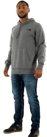 The North Face Simple Dome Felpa con Cappuccio da Uomo TNF Medium Grey Heather S