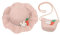 Kinder Schal Mütze Set Mädchen Kaninchen Kinder Hut Strohhut Comics Sonnenhut Sonnenschirm + Stroh Beach Girls Kinder Hut für Kinder Matschhose 116/122 (Pink, One Size)