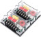 Saiyana Pack 4 Ohm 2-Wege Frequenzweiche 200 W Passives Auto Hochtöner Lautsprecher Frequenzteiler Zubehör