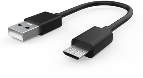 Câble de charge USB vers micro USB QC35, compatible avec casque Bose QuietComfort35/QC35II/QC25/QC20 et plus encore, 24,9 cm