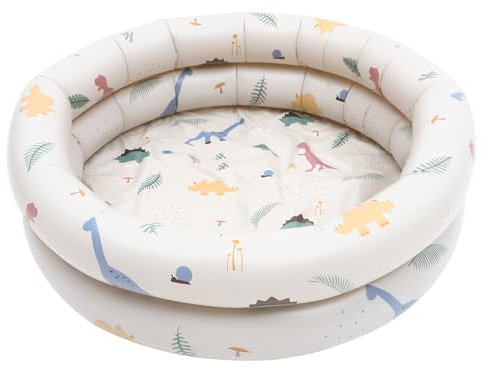PHENOFICE Aufblasbarer Kleiner Runder Kinderpool Aus Dickem PVC Tragbar Einfach Zu Bedienen Als Babypool Und Party-Supplies Für Gartensaison Strand Und Feierlichkeiten