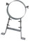 perfk Support de tuyau de cheminée Accessoires d'équipement de cheminée Ménage, distance murale de 30 cm Collier de serrage de conduit de cheminée Support, pour Tuyau de 150 Mm