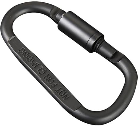 BLINGKING CARABINER, D-Karabinator-Clip, Karabiner im Dienst Hheavy, Material aus schwerem Aluminium D Keychain, D Ring Carabiner, stark und langlebig für Schlüssel,