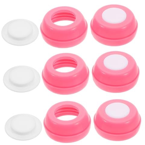 LRXIYODE 6 Stücke Baby Flasche Kappen Reise Und Lagerung Baby Flasche Deckel Kunststoff Wasser Flasche Kappen Ersatzteile Für Baby Flaschen Zubehör